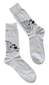 MONOPOLY Mens RICH UNCLE PENNYBAGS Socks - Novelty Socks And Slippers