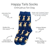 TAN CHIHUAHUA Dog Adult Unisex Socks By E&S Pets Choose Style
