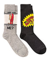 BEAVIS & BUTT-HEAD Men’s 2 Pair Of Socks ‘ARE YOU THREATENING ME?’ - Novelty Socks And Slippers