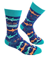 LET’S GET HAMMERED Men’s Drinking Socks Fabdaz Brand
