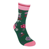 BAT SHIT CRAZY Adult Unisex Socks FUNATIC Brand - Novelty Socks And Slippers