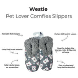 WESTIE Dog Ladies Non-Slip Slippers COMFIES BRAND By E&S Pets