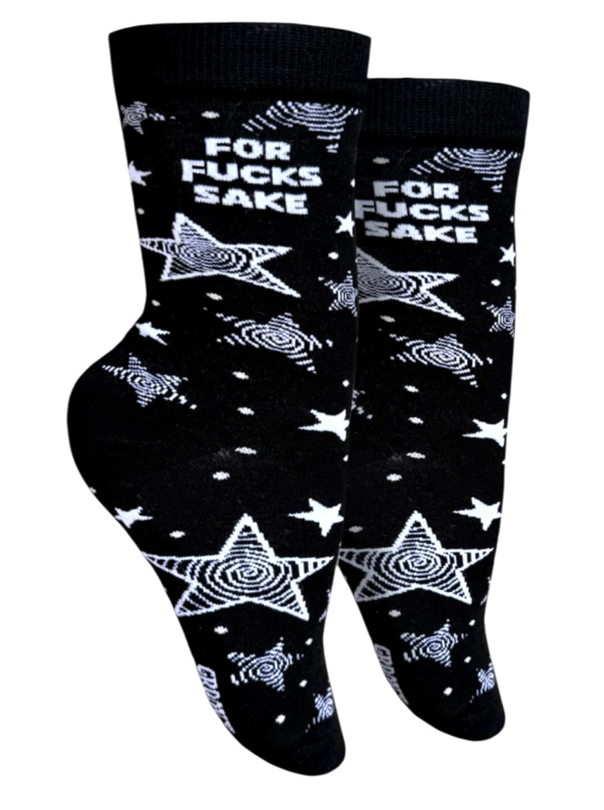 GROOVY THINGS Co. Brand Ladies FOR FUCKS SAKE Socks - Novelty Socks And Slippers