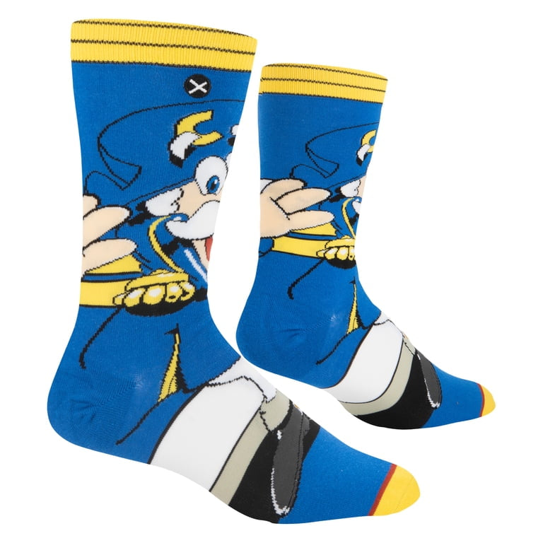 CAP’N CRUNCH CEREAL MEN’S 360 SOCKS ODD SOX BRAND
