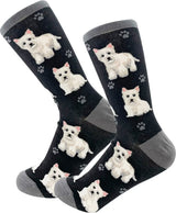 WESTIE Dog Adult Unisex Socks By E&S Pets Choose Style