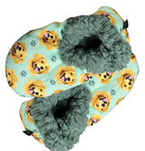 COMFIES BRAND Ladies GOLDEN RETRIEVER DOG Non-Skid Slippers - Novelty Socks for Less