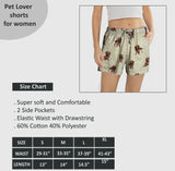 COMFIES LOUNGE PJ SHORTS Ladies DACHSHUND Dog By E&S PETS - Novelty Socks And Slippers