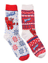 KOOL-AID DRINK Men’s CHRISTMAS 2 Pair Of Socks COOL SOCKS Brand - Novelty Socks And Slippers