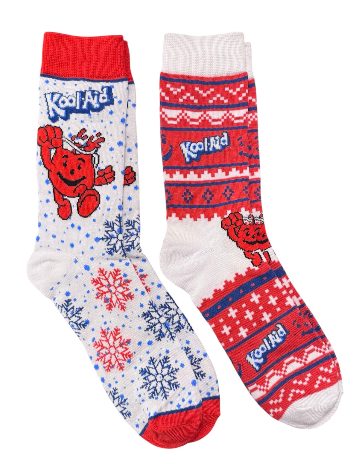KOOL-AID DRINK Men’s CHRISTMAS 2 Pair Of Socks COOL SOCKS Brand - Novelty Socks And Slippers