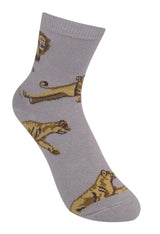 LION Unisex Kids Socks FUNATIC Brand Lions All Over - Novelty Socks And Slippers