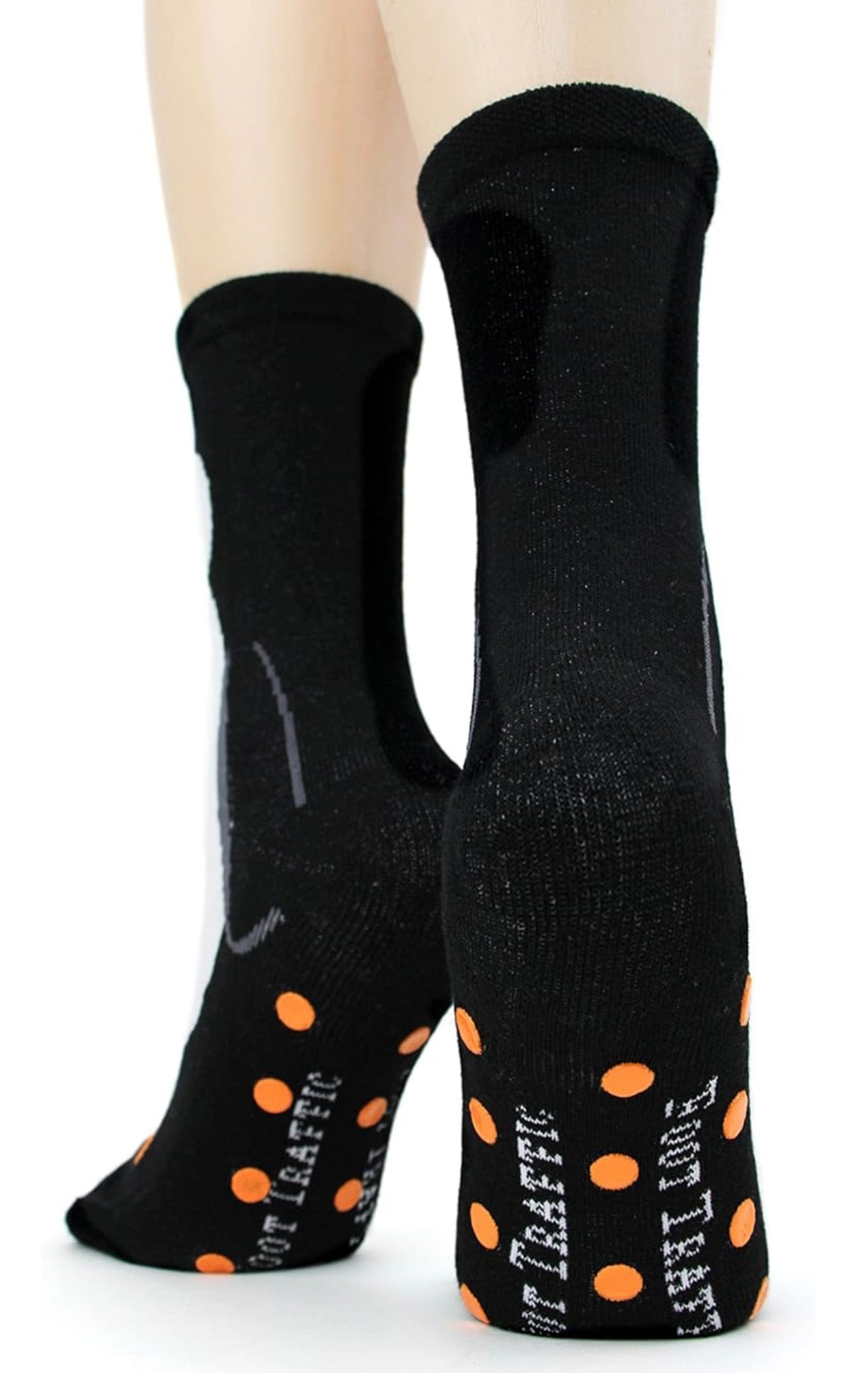 FOOT TRAFFIC Brand Ladies PENGUIN Non-Skid Slipper Socks - Novelty Socks And Slippers