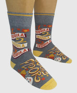 FUNATIC Brand Unisex TEQUILA Socks '1 TEQUILA 2 TEQUILA 3 TEQUILA FLOOR' - Novelty Socks And Slippers