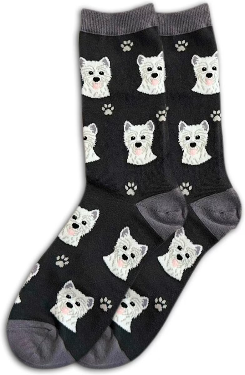 WESTIE Dog Adult Unisex Socks By E&S Pets Choose Style