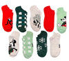 DISNEY Ladies CHRISTMAS 9 Pair Of Low Show Socks MICKEY MOUSE - Novelty Socks And Slippers