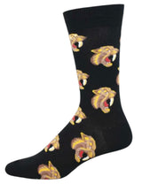 SOCKSMITH Brand Men’s SABERTOOTH TIGER Socks - Novelty Socks And Slippers