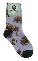 WOOLLY MAMMOTH Unisex Kids Socks FUNATIC Brand - Novelty Socks And Slippers
