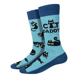 CAT DADDY Men’s Fathers Day Socks Sock Harbor Brand (Choose Color) - Novelty Socks And Slippers