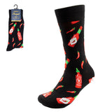 HOT SAUCE & HOT PEPPER Men's Socks PARQUET Brand