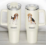 Dog & Cat Stainless Steel Ultimate 40 Oz. Tumbler Hot & Cold Travel Mug By E&S Pets (Choose Breed)