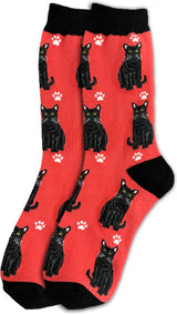 BLACK CAT Adult Unisex Socks By E&S Pets Choose Style