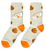 COOL SOCKS Brand Kids Unisex BASKETBALL Socks BASKETBALLS ALL OVER - Novelty Socks And Slippers