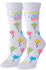 COOL SOCKS BRAND Ladies BIRTHDAY Socks 'IT’S MY BIRTHDAY BITCH’ - Novelty Socks for Less