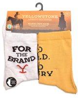 YELLOWSTONE TV Show Ladies 10 Pair Of Socks ‘SO WILD SO ANGRY’ - Novelty Socks And Slippers