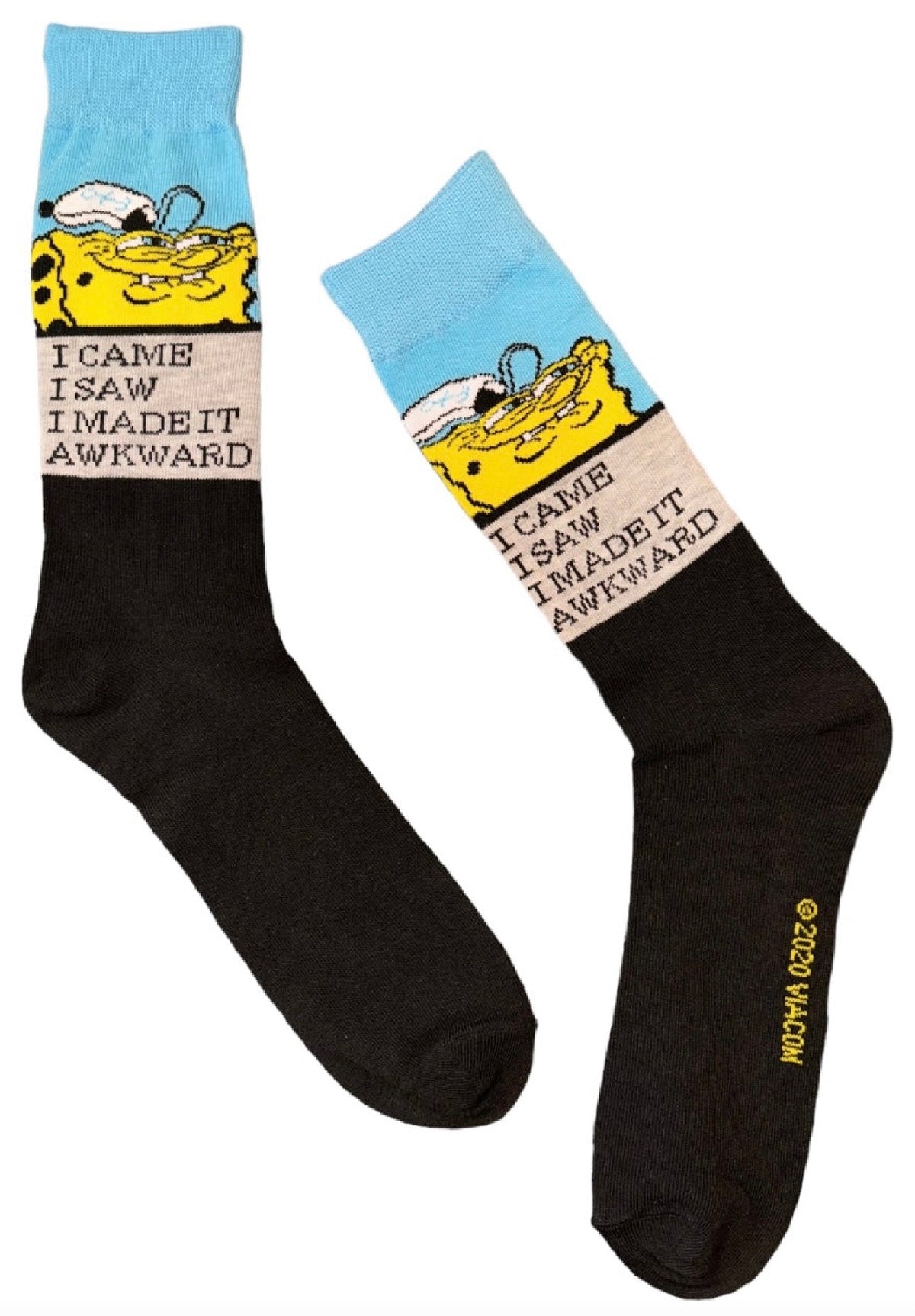 SPONGEBOB SQUAREPANTS Men's Socks Nickelodeon Choose From 40+ Styles