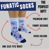 FUN UNCLE Adult Unisex Socks ‘FUNCLE’ FUNATIC Brand - Novelty Socks And Slippers