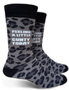 FEELING A LITTLE CUNTY TODAY Men’s Socks GROOVY THINGS Brand