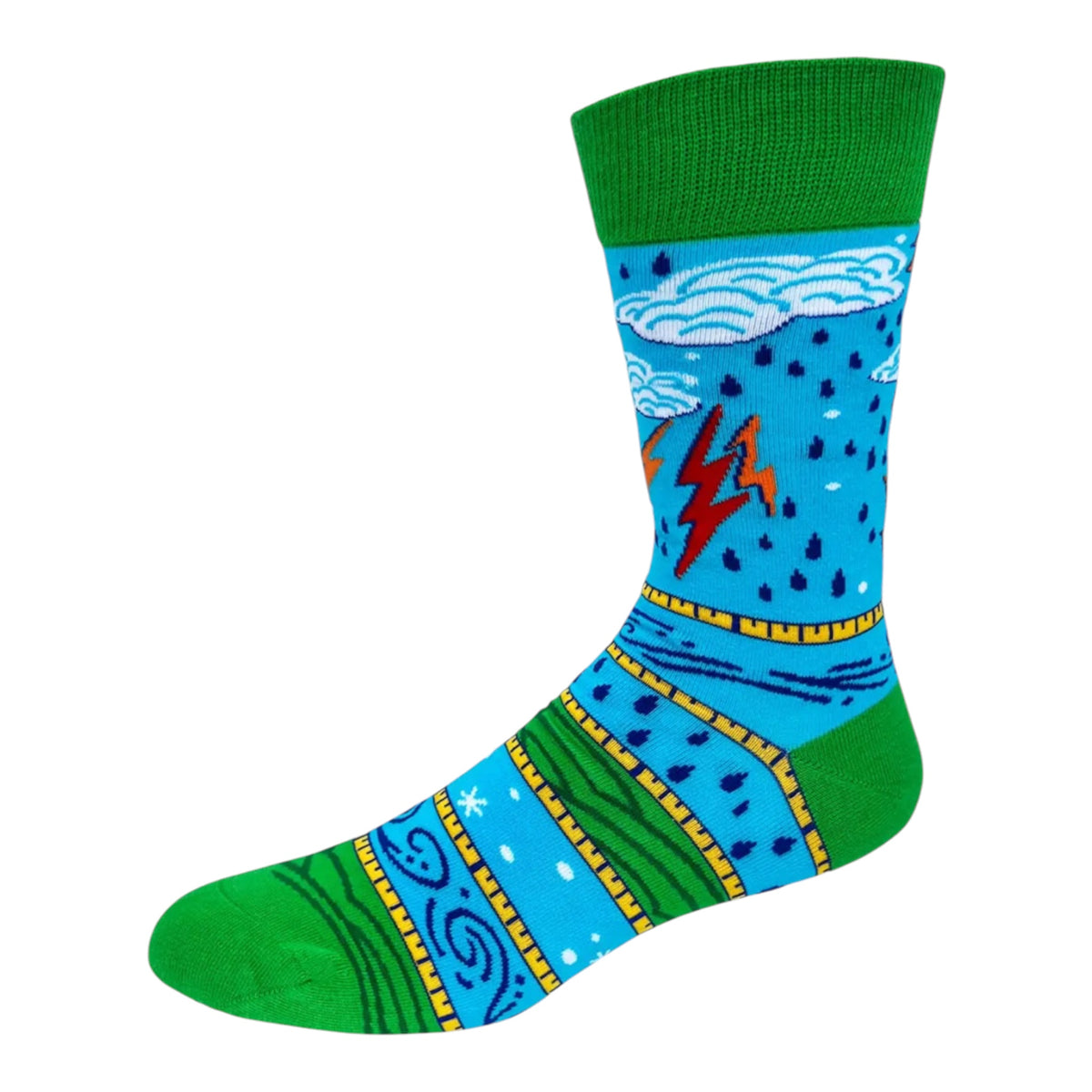 I’M NO WEATHERMAN BUT YOU CAN EXPECT A FEW INCHES TONIGHT Men’s Socks FABDAZ Brand