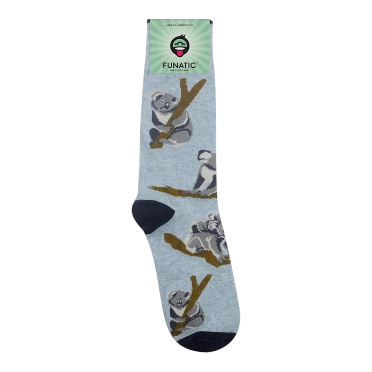 KOALA BEAR Adult Unisex Socks FUNATIC Brand Koala Bears All Over - Novelty Socks And Slippers