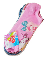 CARE BEARS Ladies 5 Pair Of No Show Socks FUNSHINE BEAR & CHEER BEAR - Novelty Socks And Slippers