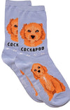 FOOZYS Brand Ladies COCKAPOO Dog Socks - Novelty Socks And Slippers
