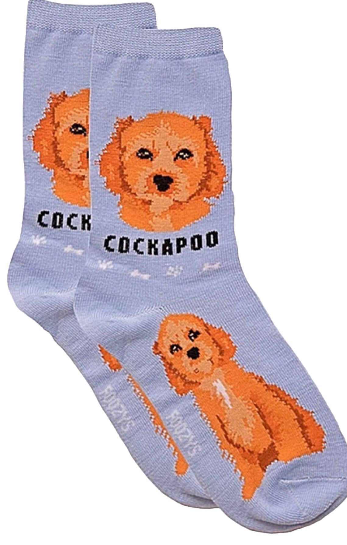 FOOZYS Brand Ladies COCKAPOO Dog Socks - Novelty Socks And Slippers