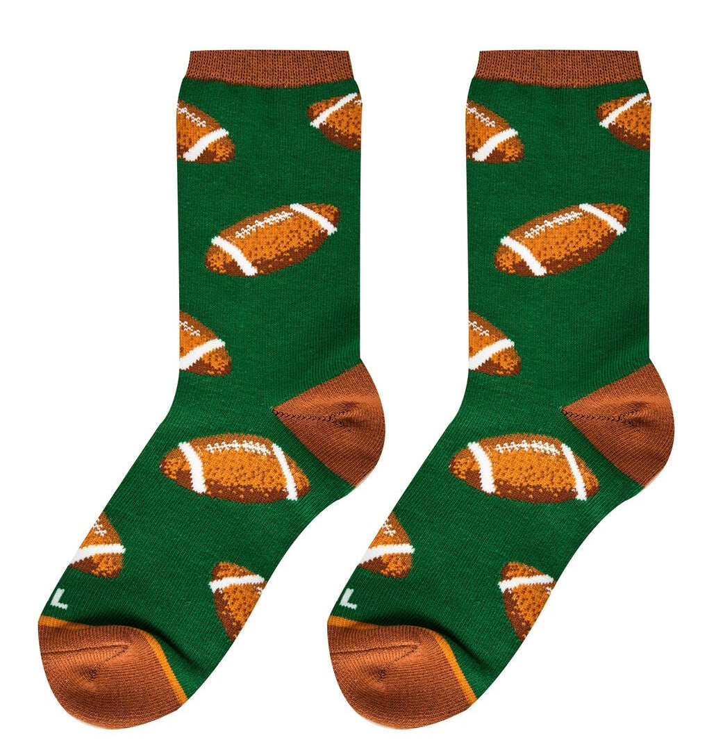 COOL SOCKS Brand Unisex Kids FOOTBALL Socks FOOTBALLS ALL OVER - Novelty Socks And Slippers