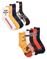 YELLOWSTONE TV Show Ladies 10 Pair Of Socks ‘SO WILD SO ANGRY’ - Novelty Socks And Slippers