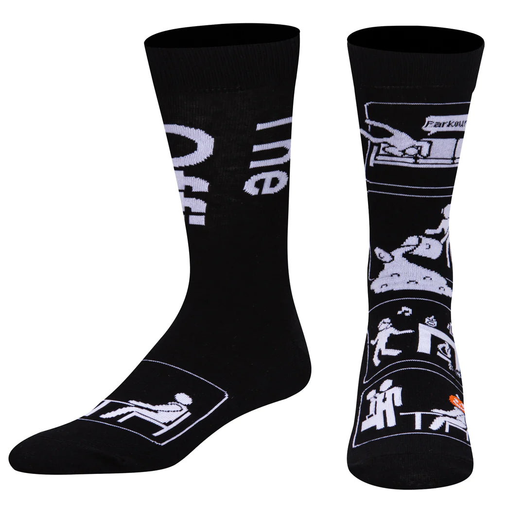 THE OFFICE TV SHOW Men’s Socks ODD SOX Brand ‘PARKOUR’ KEVIN’S CHILI - Novelty Socks And Slippers