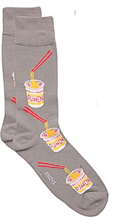 FOOZYS Brand Men’s RAMEN SOUP Socks - Novelty Socks And Slippers