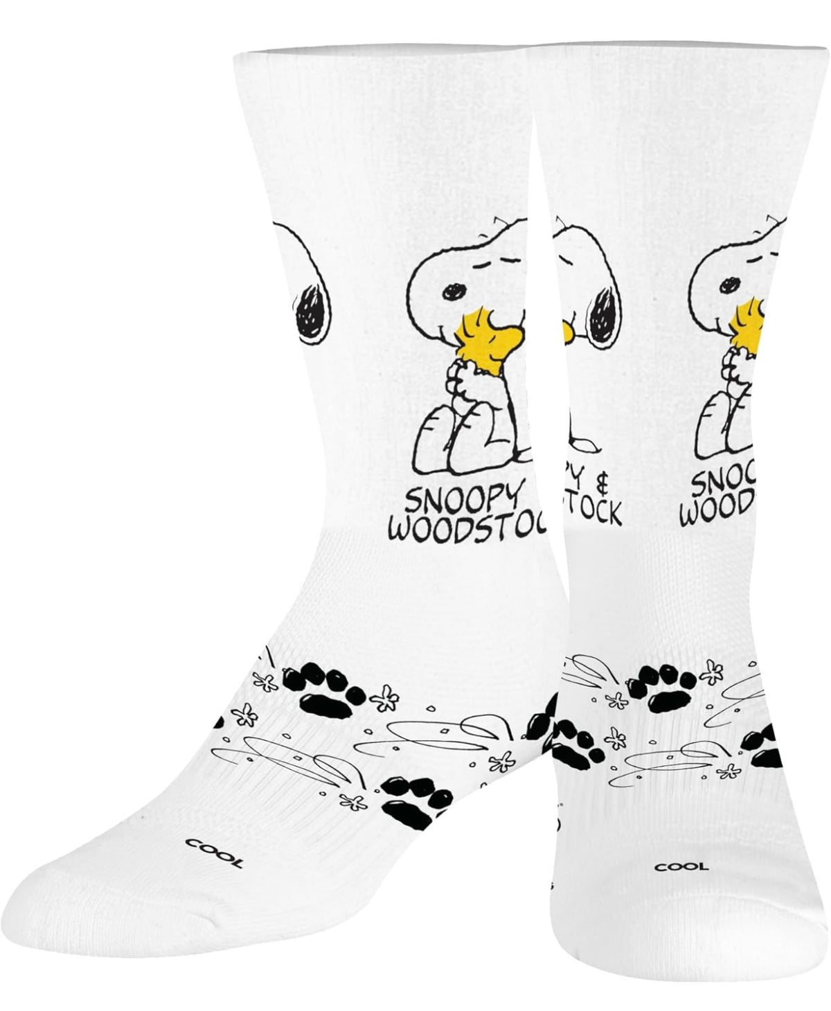 PEANUTS Unisex SNOOPY & WOODSTOCK Socks (CHOOSE SIZE) COOL SOCKS Brand - Novelty Socks And Slippers