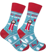 HEY JESUS IT’S UR BIRTHDAY Adult Unisex Christmas Socks FUNATIC Brand - Novelty Socks And Slippers