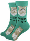 FOOZYS Brand Ladies PERSIAN CAT Socks - Novelty Socks And Slippers
