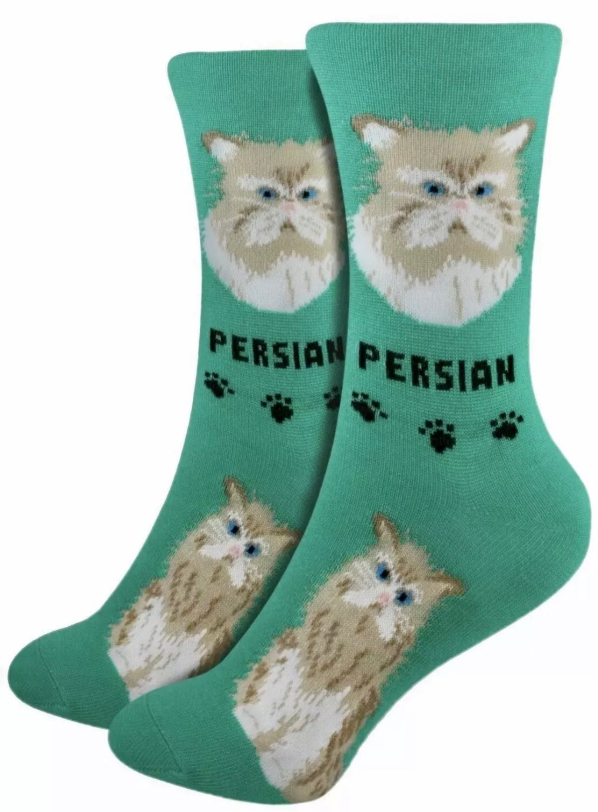 FOOZYS Brand Ladies PERSIAN CAT Socks - Novelty Socks And Slippers