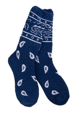 BANDANA Style Ladies Soft Cozy Socks WORLD’S SOFTEST SOCKS Brand (Choose Color)
