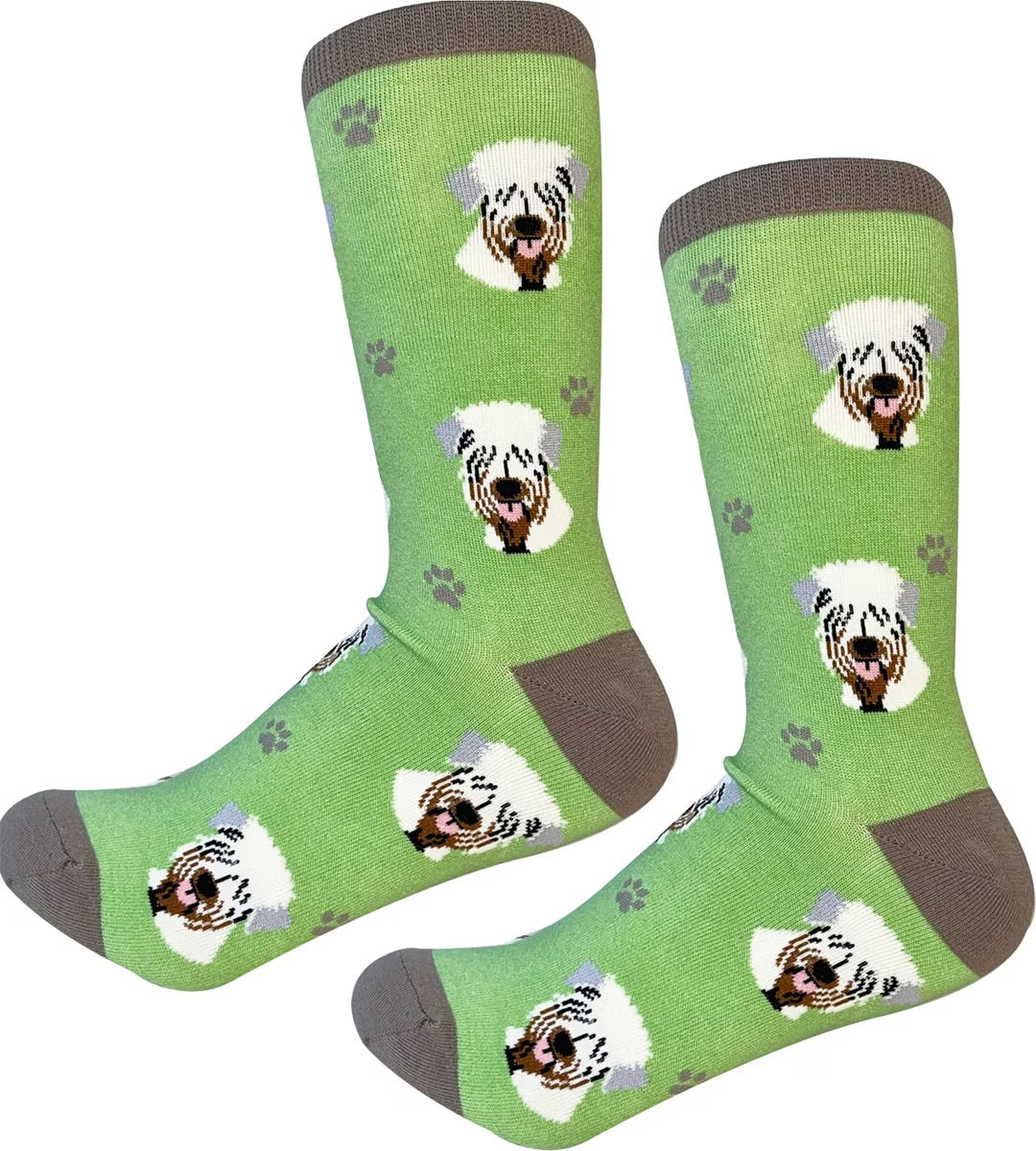 SOFT COATED WHEATEN TERRIER DOG Adult Unisex Socks By E&S Pets CHOOSE SOCK DADDY, LIFE IS BETTER