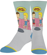 BEAVIS & BUTT-HEAD MEN’S COUCH SOCKS ODD SOX BRAND - Novelty Socks for Less