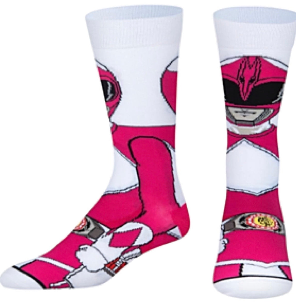POWER RANGERS Men’s Crew Socks ODD SOX Brand (Choose Ranger)