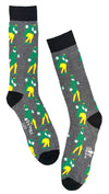 ELF THE MOVIE Men’s CHRISTMAS SOCKS BUDDY THE ELF ALL OVER - Novelty Socks And Slippers