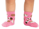SOCK IT TO ME BRAND TODDLER GIRLS GUINEA PIG NON-SLIP GRIP SOCKS - Novelty Socks And Slippers