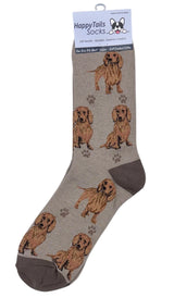 RED DACHSHUND Dog Unisex Socks By E&S Pets - Novelty Socks And Slippers